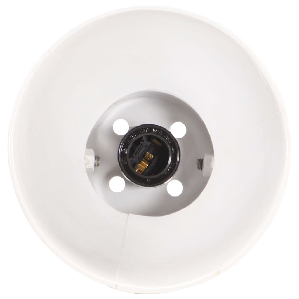 vidaXL Industrial Wall Lamp White 65x25 cm E27