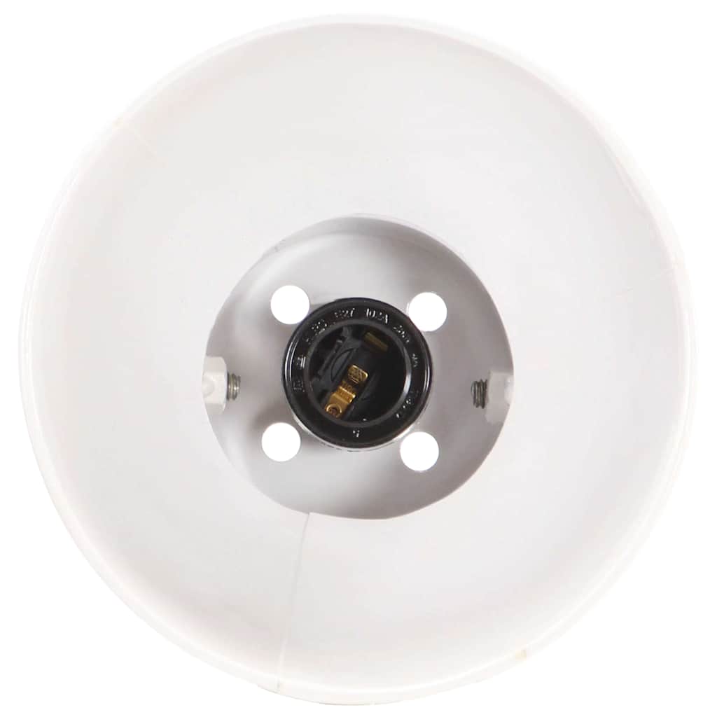 320517 vidaXL Industrial Wall Lamp White 65x25 cm E27