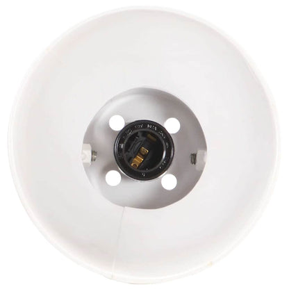 320517 vidaXL Industrial Wall Lamp White 65x25 cm E27