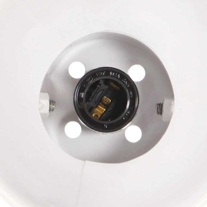 320517 vidaXL Industrial Wall Lamp White 65x25 cm E27