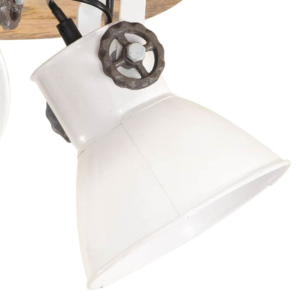 320520 vidaXL Industrial Ceiling Lamp 25 W White 42x27cm E27