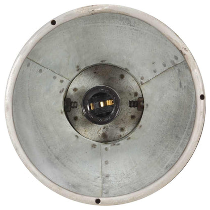 320521 vidaXL Industrial Ceiling Lamp Silver E27 Mango Wood