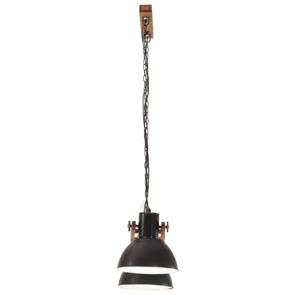 vidaXL Industrial Hanging Lamp 25 W Black 109 cm E27