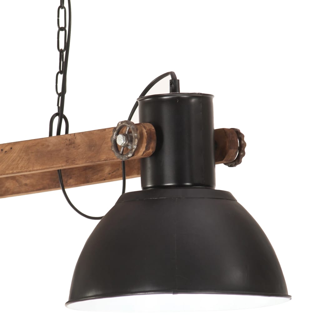 vidaXL Industrial Hanging Lamp 25 W Black 109 cm E27