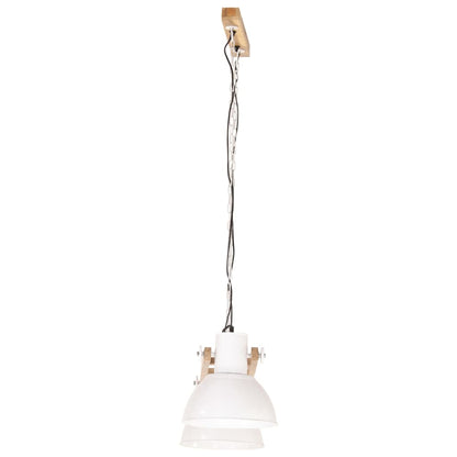 vidaXL Industrial Hanging Lamp 25 W White 109 cm E27