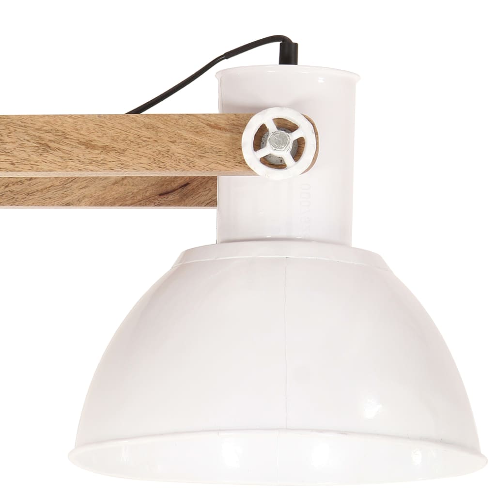 vidaXL Industrial Hanging Lamp 25 W White 109 cm E27