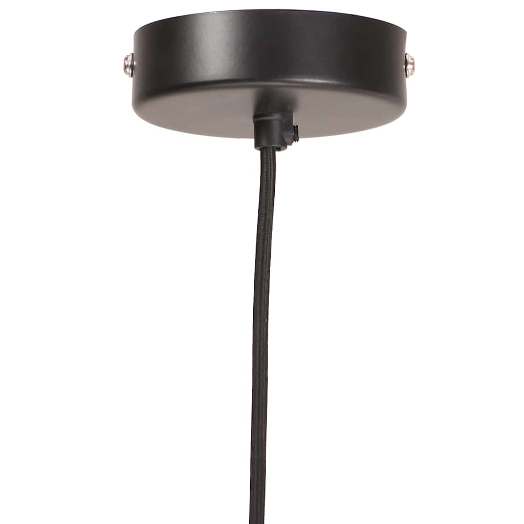 vidaXL Hanging Lamp | Black | Iron | 19 cm diameter | Hanging Lamp | Round