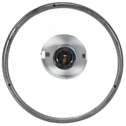 vidaXL Hanging Lamp | Black | Iron | 19 cm diameter | Hanging Lamp | Round