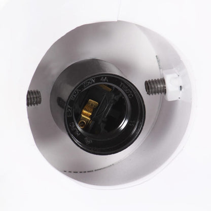 vidaXL Industrial Hanging Lamp 25 W White Round 19 cm E27