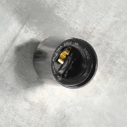 vidaXL Industrial Vintage Hanging Lamp 25 W Silver Round 41 cm E27