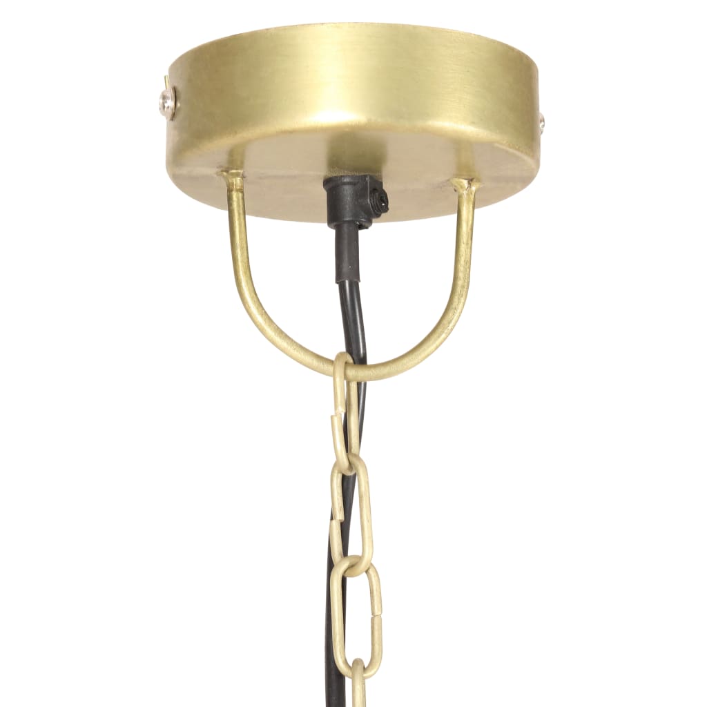 vidaXL Industrial Vintage Hanging Lamp 25 W Brass Round 41 cm E27