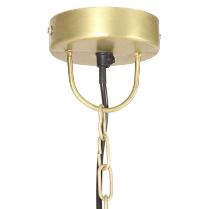 vidaXL Industrial Vintage Hanging Lamp 25 W Brass Round 41 cm E27
