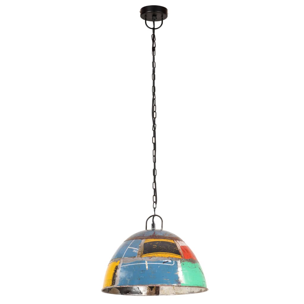 vidaXL Industrial Vintage Hanging Lamp 25 W Multicolour Round 41cm E27