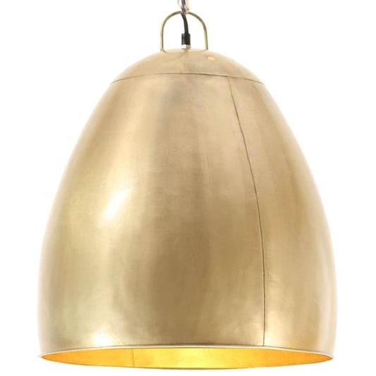 320556 vidaXL Industrial Hanging Lamp 25 W Brass Round 42 cm E27