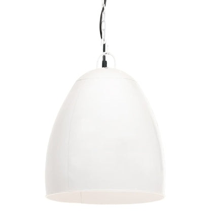 vidaXL Hanging Lamp | White | Iron with white coating | Medium | Industrial