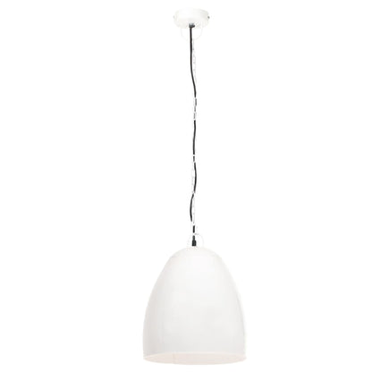 vidaXL Hanging Lamp | White | Iron with white coating | Medium | Industrial