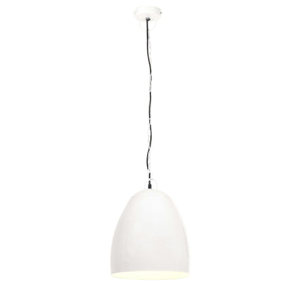 vidaXL Hanging Lamp | White | Iron with white coating | Medium | Industrial