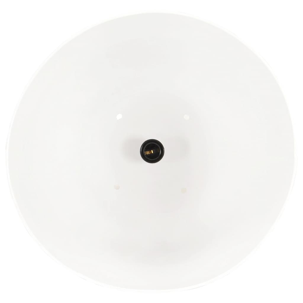 vidaXL Hanging Lamp | White | Iron with white coating | Medium | Industrial