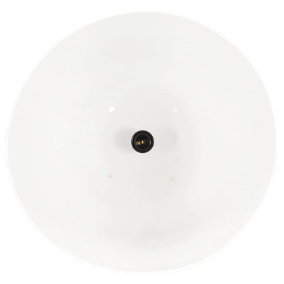 vidaXL Hanging Lamp | White | Iron with white coating | Medium | Industrial
