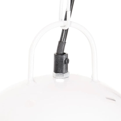 vidaXL Hanging Lamp | White | Iron with white coating | Medium | Industrial