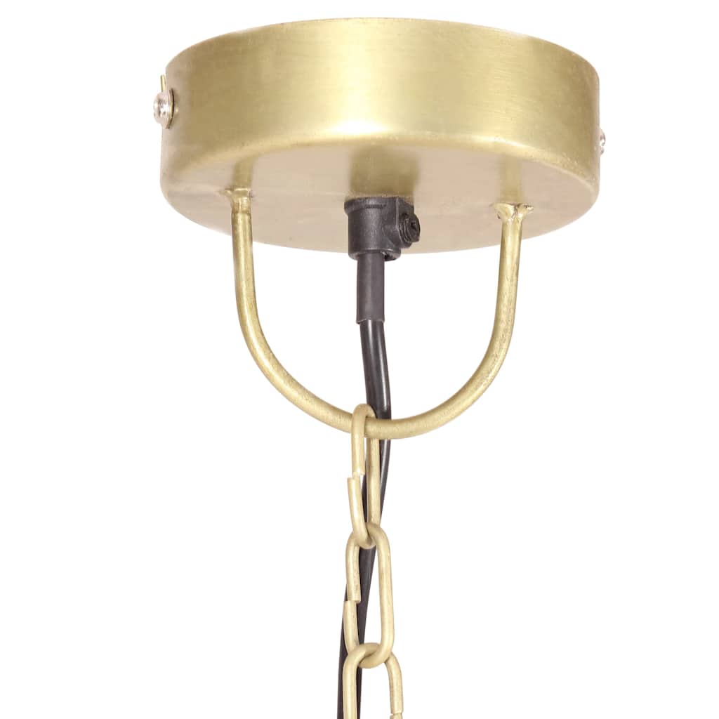 320564 vidaXL Hanging Lamp 25 W Brass Round 48 cm E27