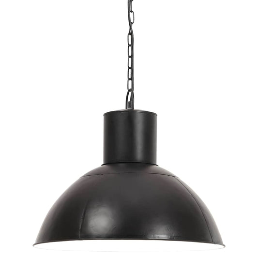 320565 vidaXL Hanging Lamp 25 W Black Round 48 cm E27