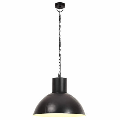 320565 vidaXL Hanging Lamp 25 W Black Round 48 cm E27