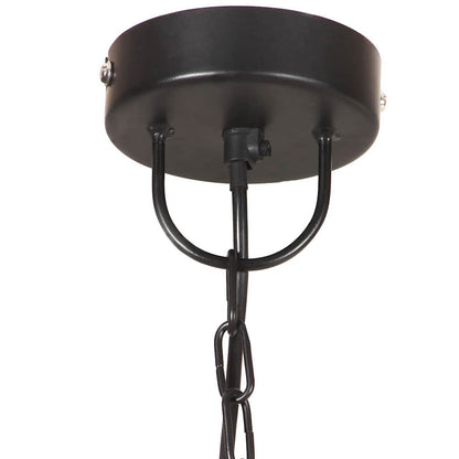 320565 vidaXL Hanging Lamp 25 W Black Round 48 cm E27