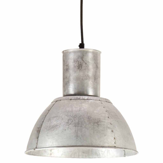 320567 vidaXL Hanging Lamp 25 W Silver Round 28,5 cm E27