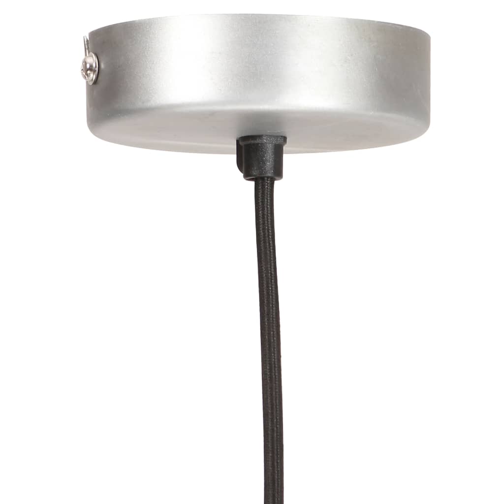 vidaXL Hanging Lamp | Silver | Iron with silver coating | Medium | Industrial