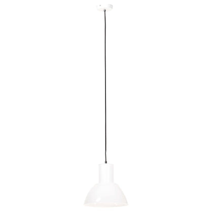 vidaXL Hanging Lamp 25 W White Round 28.5 cm E27