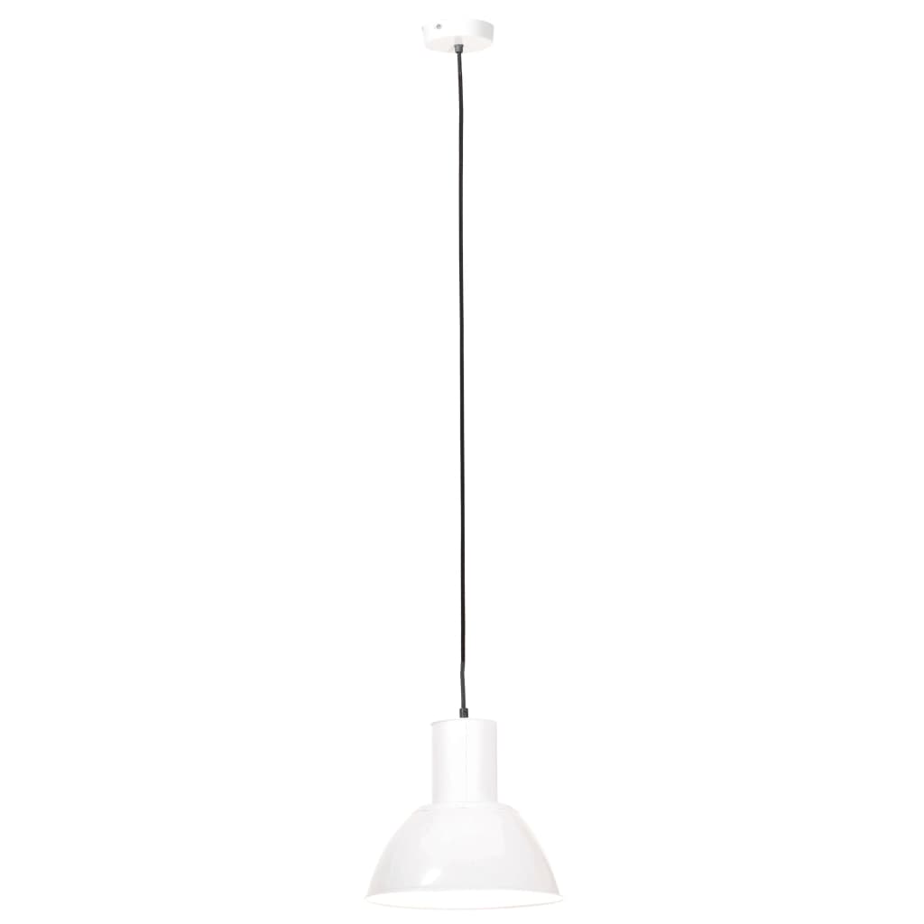 vidaXL Hanging Lamp 25 W White Round 28.5 cm E27