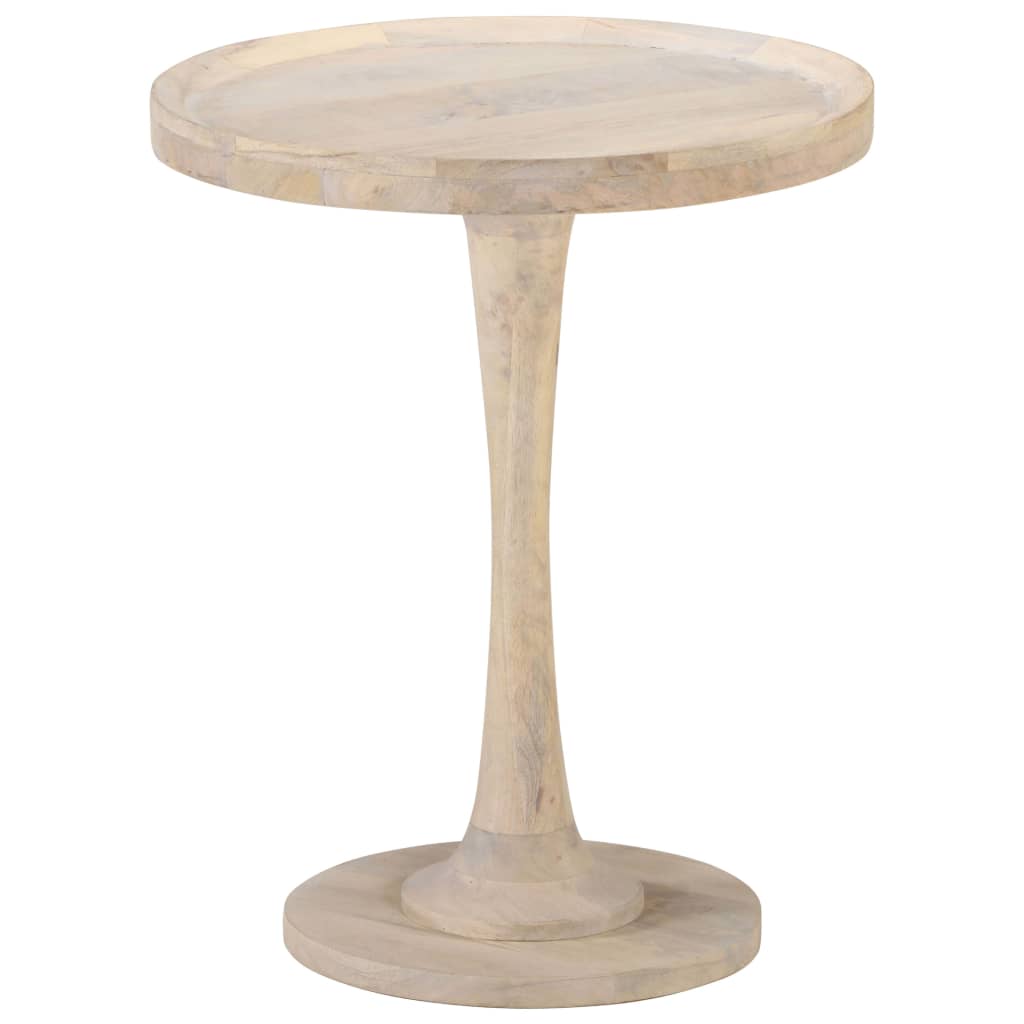 vidaXL Side Table Ø60x75 cm Solid Mango Wood
