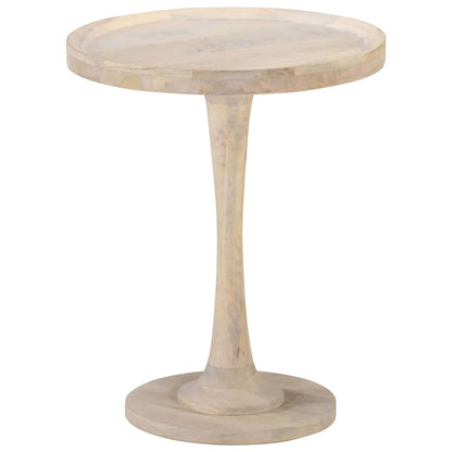 vidaXL Side Table Ø60x75 cm Solid Mango Wood