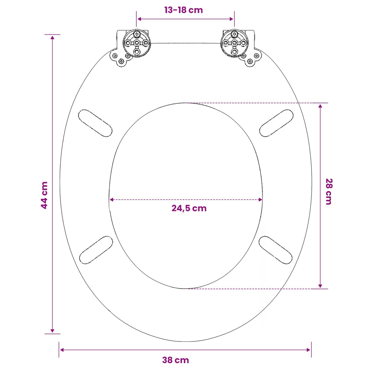 vidaXL WC Toilet Seat with Lid MDF Beach Design