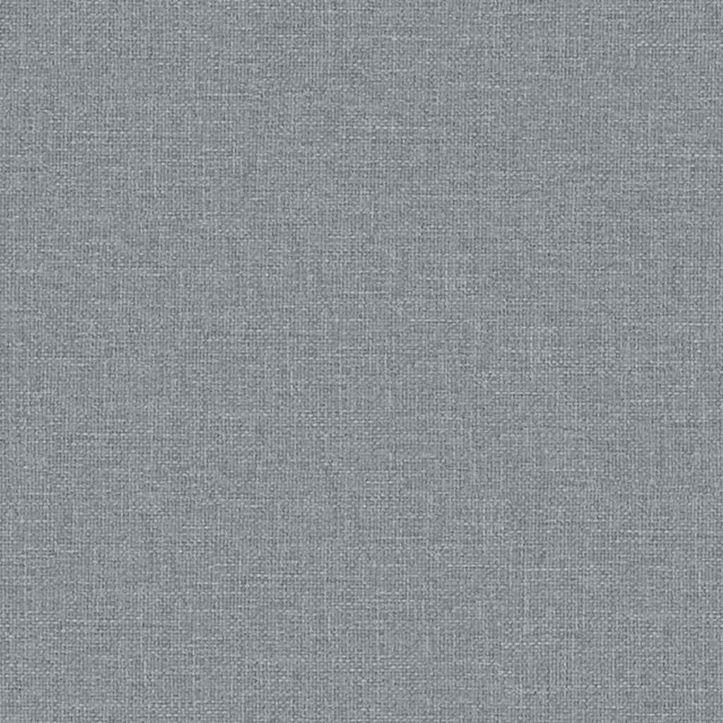 vidaXL Massage Chair Light Grey Fabric