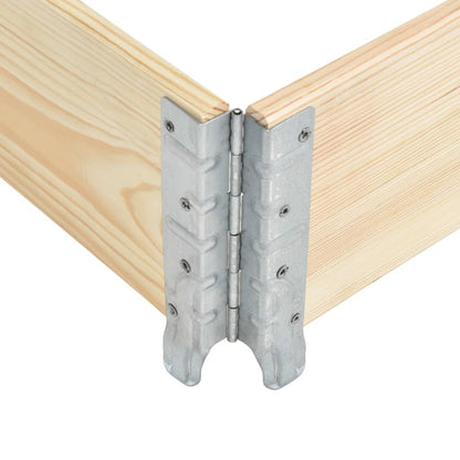 vidaXL Raised Bed 80x120 cm Solid Pine Wood (310050)