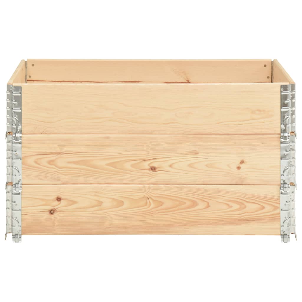 vidaXL Raised Beds 3 pcs 50x100 cm Solid Pine Wood (310053)