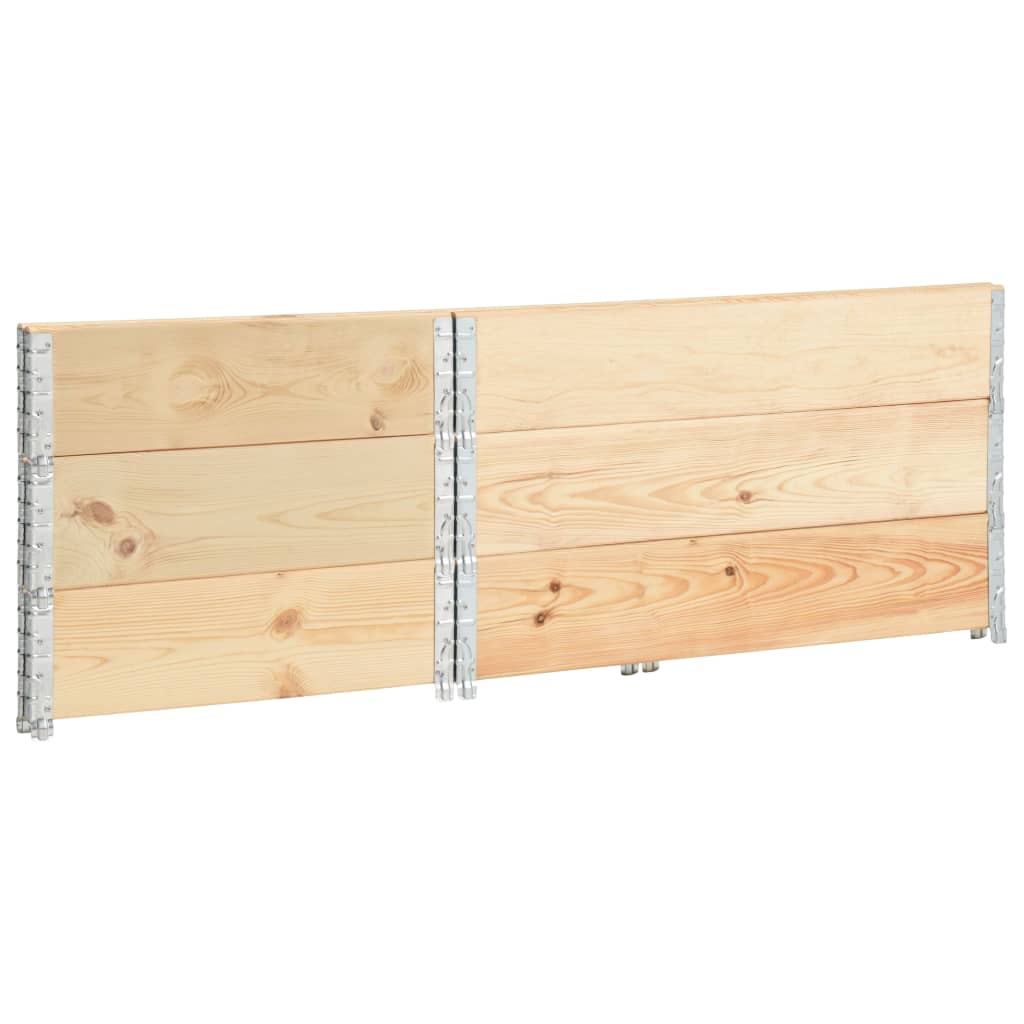 vidaXL Raised Beds 3 pcs 50x100 cm Solid Pine Wood (310053)