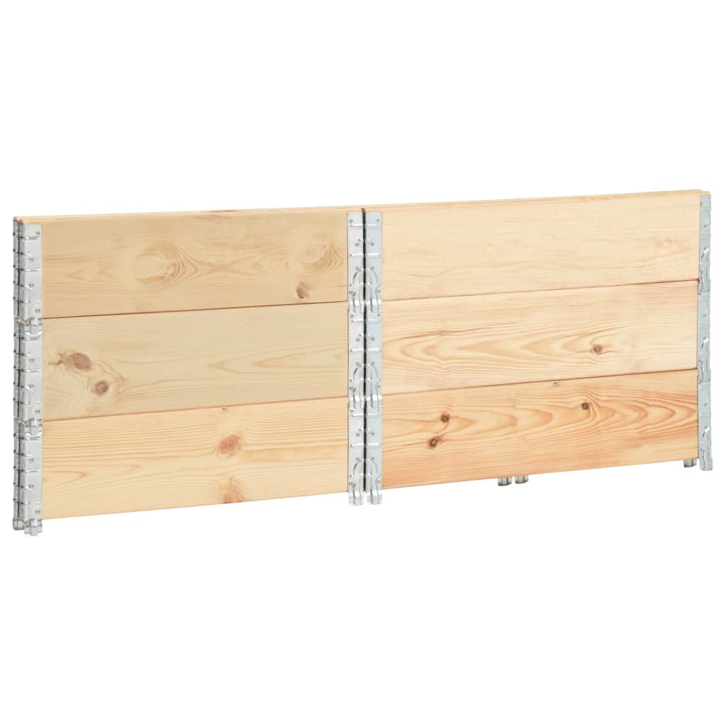 vidaXL Raised Beds 3 pcs 100x100 cm Solid Pine Wood