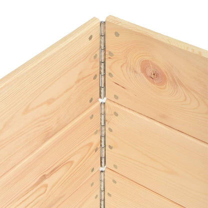 vidaXL Raised Beds 3 pcs 100x100 cm Solid Pine Wood
