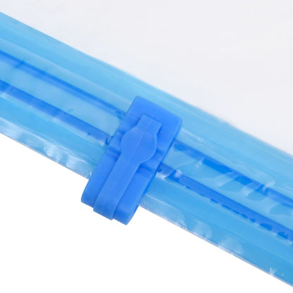 vidaXL Vacuum Travel Bag | Set of 50 | Transparent and Blue | Plastic