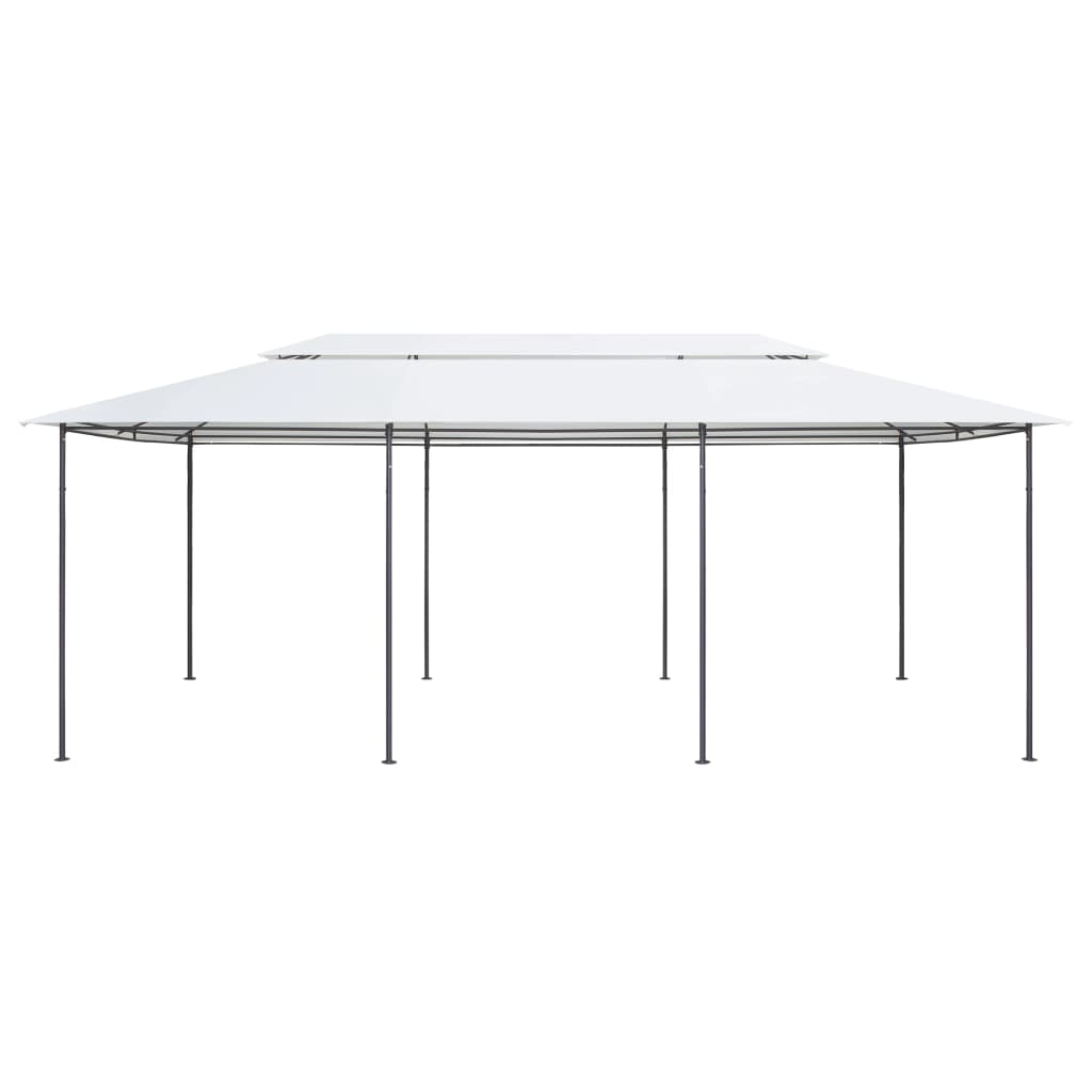 vidaXL Gazebo 600x298x270 cm White 180g/m²