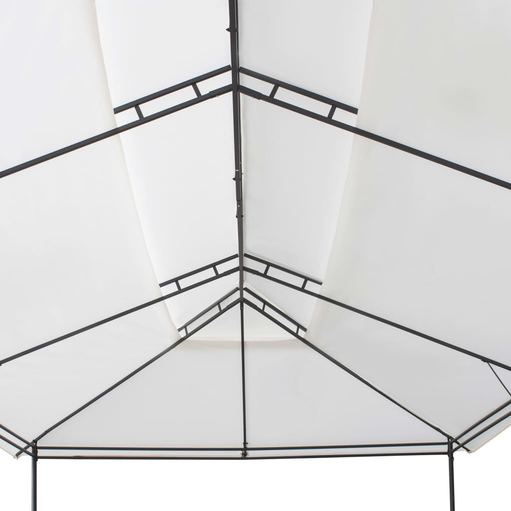 vidaXL Gazebo 600x298x270 cm White 180g/m²