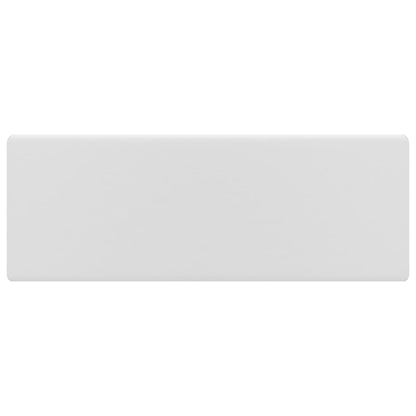 vidaXL Luxury Basin Overflow Square Matt White 41x41 cm Ceramic
