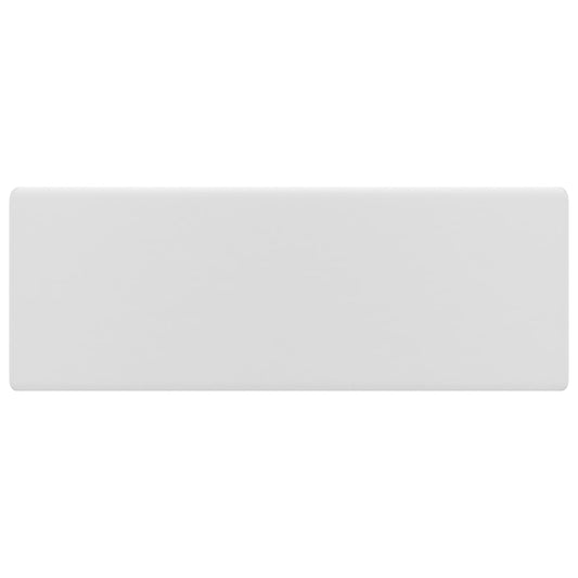 vidaXL Luxury Basin Overflow Square Matt White 41x41 cm Ceramic