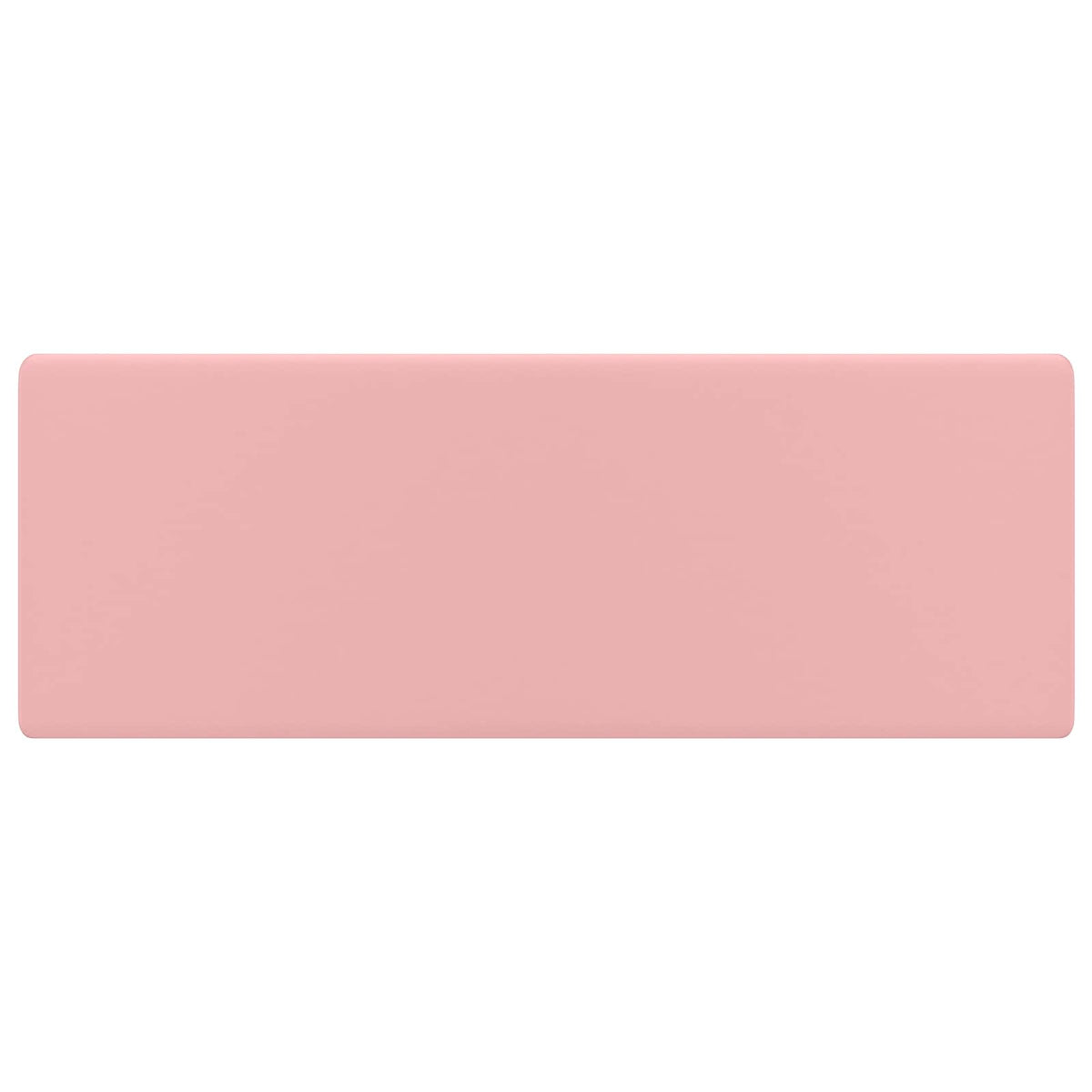 146944 vidaXL Luxury Basin Overflow Square Matt Pink 41x41 cm Ceramic