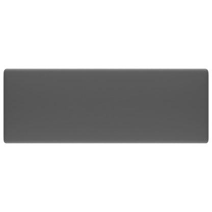vidaXL Luxury Basin Overflow Square Matt Dark Grey 41x41 cm Ceramic