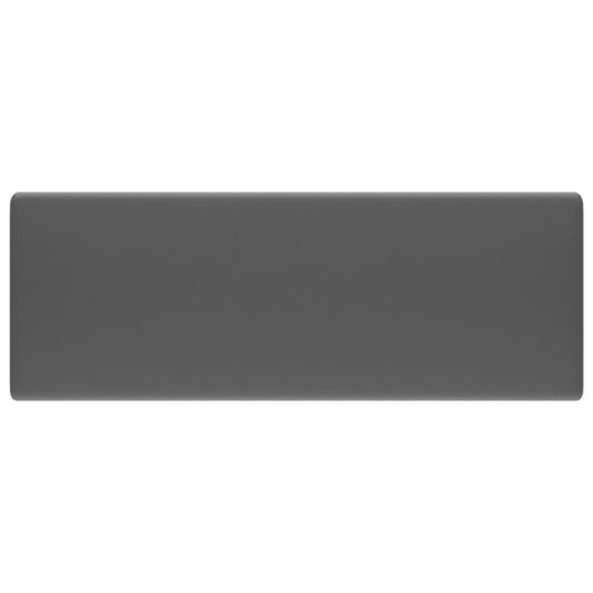 vidaXL Luxury Basin Overflow Square Matt Dark Grey 41x41 cm Ceramic