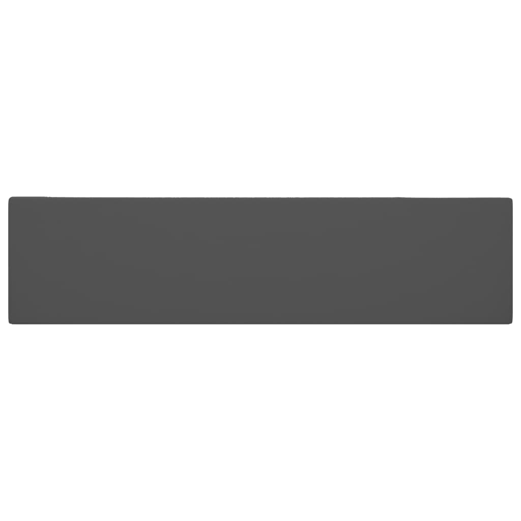 vidaXL Bathroom Sink with Overflow Ceramic Dark Grey